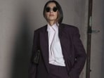 Sonam Kapoor chanelled boss-lady vibes in the purple ensemble. Sonam Kapoor chanelled boss-lady vibes in the purple ensemble.