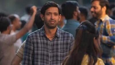 Actor Vikrant Massey in a still from 12th Fail. The film, directed by Vidhu Vinod Chopra, found a universal connect as the hero weathered many a storm while navigating the struggles of life and never gave up. (Representational photo) Actor Vikrant Massey in a still from 12th Fail. The film, directed by Vidhu Vinod Chopra, found a universal connect as the hero weathered many a storm while navigating the struggles of life and never gave up. (Representational photo)
