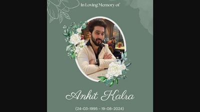 Wife Insha Ghaii took to Instagram to shut down all speculations about the reason behind her husband Ankit Karla's death. (Instagram/@inshaghaii) Wife Insha Ghaii took to Instagram to shut down all speculations about the reason behind her husband Ankit Karla's death. (Instagram/@inshaghaii)