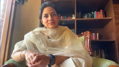 Iltija Mufti, 37, is stepping into the fray from a family bastion -- represented by her mother Mehbooba and grandfather Mufti Mohammad Sayeed since the 1960s. Iltija Mufti, 37, is stepping into the fray from a family bastion -- represented by her mother Mehbooba and grandfather Mufti Mohammad Sayeed since the 1960s.