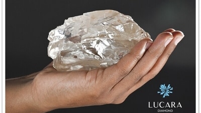 The world's second-largest diamond, discovered in Botswana. (Lucara Diamond Corp) The world's second-largest diamond, discovered in Botswana. (Lucara Diamond Corp)