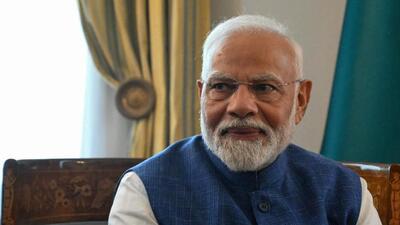 Modi made a journey by train that lasted about 10 hours to reach Ukraine early on Friday morning. (AFP photo) Modi made a journey by train that lasted about 10 hours to reach Ukraine early on Friday morning. (AFP photo)