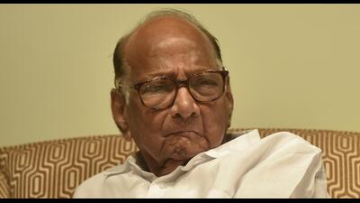 NCP (SP) chief Sharad Pawar (in pic) and Baramati MP Supriya Sule will stage a one-hour protest in front of Dr Babasaheb Ambedkar Statue at Pune Railway Station on August 24. (HT)