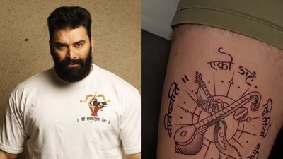 Nikitin Dheer on his Ravan tattoo Nikitin Dheer on his Ravan tattoo