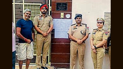 Police seized property of a drug peddling accused in Ludhiana on Friday, August 23, 2024. (HT Photo) Police seized property of a drug peddling accused in Ludhiana on Friday, August 23, 2024. (HT Photo)