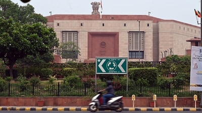 The Parliament House in New Delhi. (Bloomberg)