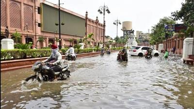 The Punjab State Human Rights Commission (PSHRC) on Friday took suo-motu cognizance of the poor state of Heritage Street that leads to the holiest Sikh shrine of Golden Temple. The stretch from Town Hall to the shrine gets inundated every monsoon due to poor drainage and civic apathy. (Sameer Sehgal/HT file) The Punjab State Human Rights Commission (PSHRC) on Friday took suo-motu cognizance of the poor state of Heritage Street that leads to the holiest Sikh shrine of Golden Temple. The stretch from Town Hall to the shrine gets inundated every monsoon due to poor drainage and civic apathy. (Sameer Sehgal/HT file)