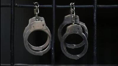 The accused were earlier arrested with 500 gm heroin and a .32 bore pistol (HT Photo)