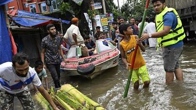 The districts affected by floods include Cumilla, Noakhali, Brahmanbaria, Chittagong, Cox’s Bazar, Sylhet and Habiganj. (AFP photo) The districts affected by floods include Cumilla, Noakhali, Brahmanbaria, Chittagong, Cox’s Bazar, Sylhet and Habiganj. (AFP photo)