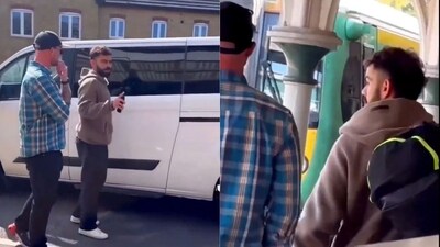Virat Kohli catches a train in London. (X Images) Virat Kohli catches a train in London. (X Images)