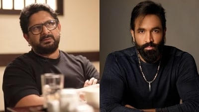 Vishnu Manchu is the latest celebrity to be riled up by Arshad Warsi's comment on Prabhas' character in Kalki 2898 AD. Vishnu Manchu is the latest celebrity to be riled up by Arshad Warsi's comment on Prabhas' character in Kalki 2898 AD.