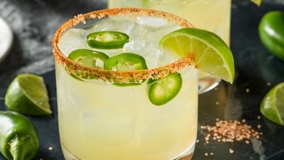 Jalapeño Margarita is a popular spicy cocktail trending on social media. (Source: shutterstock)