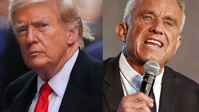 Kennedy campaign accused of being spoiler, Donald Trump favours RFK Jr. over Joe Biden (Getty Images via AFP/AP) Kennedy campaign accused of being spoiler, Donald Trump favours RFK Jr. over Joe Biden (Getty Images via AFP/AP)