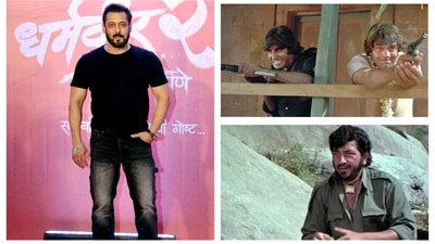 Salman Khan said that he wants to remake Salim-Javed's Sholay, starring Amitabh Bachchan-Dharmendra. Salman Khan said that he wants to remake Salim-Javed's Sholay, starring Amitabh Bachchan-Dharmendra.