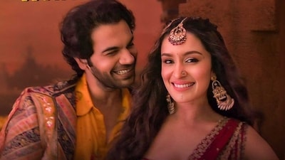 Stree 2 worldwide box office collection day 8: Rajkummar Rao and Shraddha Kapoor in a still from the film. Stree 2 worldwide box office collection day 8: Rajkummar Rao and Shraddha Kapoor in a still from the film.