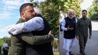 Prime Minister Narendra Modi met Ukraine President Volodymyr Zelensky in Kyiv. Prime Minister Narendra Modi met Ukraine President Volodymyr Zelensky in Kyiv.