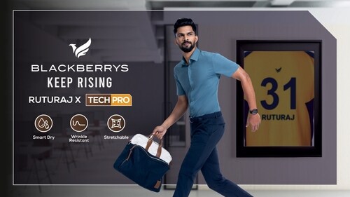 Indian cricketer Ruturaj Gaikwad unveils TechPro Collection by Blackberrys Indian cricketer Ruturaj Gaikwad unveils TechPro Collection by Blackberrys