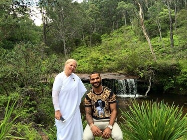 Shikhar Dhawan at the Brahmakumari ashram in 2015 (Photo: Facebook/Shikhar Dhawan) Shikhar Dhawan at the Brahmakumari ashram in 2015 (Photo: Facebook/Shikhar Dhawan)