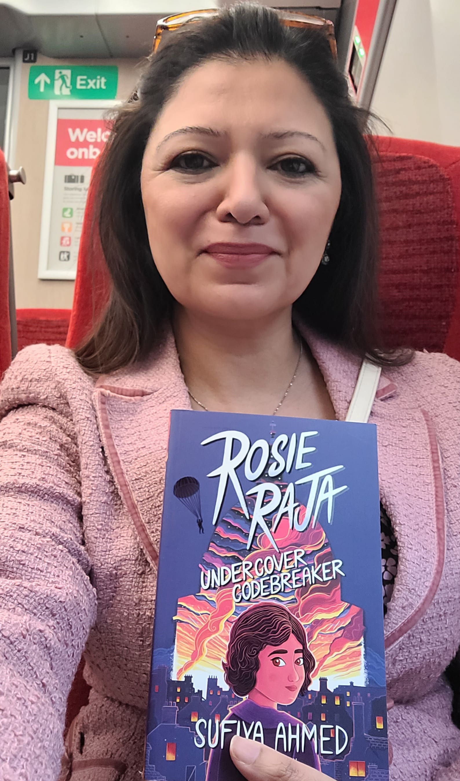 “Inayat Khan’s story has also inspired Sufiya Ahmed’s Rosie Raja series. Rosie is a 11-year-old spy who subverts and sabotages the Nazis during WWII.” “Inayat Khan’s story has also inspired Sufiya Ahmed’s Rosie Raja series. Rosie is a 11-year-old spy who subverts and sabotages the Nazis during WWII.”