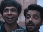 Abhishek Banerjee, Aparshakti Khurana and Shraddha Kapoor in stills from Stree 2. Abhishek Banerjee, Aparshakti Khurana and Shraddha Kapoor in stills from Stree 2.