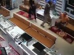 Five robbers looted a jewellery shop on Friday evening in Bhiwadi area of Rajasthan. (Screengrab) Five robbers looted a jewellery shop on Friday evening in Bhiwadi area of Rajasthan. (Screengrab)
