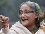 Sheikh Hasina stepped down in the face of student-led protests and fled to India on August 5. (AP/FILE) Sheikh Hasina stepped down in the face of student-led protests and fled to India on August 5. (AP/FILE)