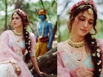 Tamannaah Bhatia looks stunning in an alluring Janmashtami look.(Tamannaah Bhatia/Instagram)