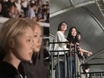 K-pop artists at Kanye West's South Korea concert on August 23, 2024. K-pop artists at Kanye West's South Korea concert on August 23, 2024.