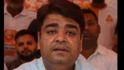 Ambala returning officer on Saturday sent a show-cause notice to transport minister Aseem Goel, who represents Ambala city assembly seat, for allegedly violating the model code of conduct (MCC). (HT Photo)