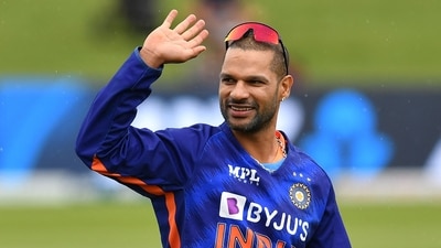 India's Shikhar Dhawan waves to fans during the 2022 tour of New Zealand, which also marks the last time he played for the national team. (AFP) India's Shikhar Dhawan waves to fans during the 2022 tour of New Zealand, which also marks the last time he played for the national team. (AFP)