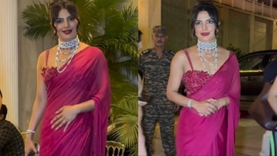 Priyanka Chopra attended her brother Siddharth Chopra's wedding festivities in Mumbai. Priyanka Chopra attended her brother Siddharth Chopra's wedding festivities in Mumbai.