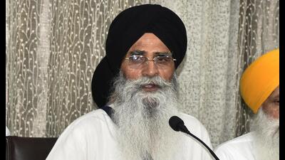 Shiromani Gurdwara Parbandhak Committee (SGPC) president Harjinder Singh Dhami (HT File)