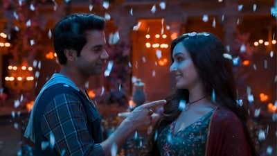 Stree 2 worldwide box office collection day 9: Rajkummar Rao and Shraddha Kapoor in a still from the film. Stree 2 worldwide box office collection day 9: Rajkummar Rao and Shraddha Kapoor in a still from the film.