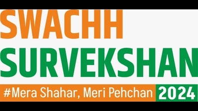 Swachh Survekshan Survey-2024 logo (HT) Swachh Survekshan Survey-2024 logo (HT)