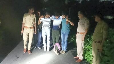 The accused auto-driver was arrested by the police following a gunfight on intervening night of Friday and Saturday. (HT Photo) The accused auto-driver was arrested by the police following a gunfight on intervening night of Friday and Saturday. (HT Photo)