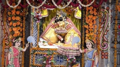 There's no better place to experience the magic of Lord Krishna's birth celebrations than in Mathura and Vrindavan. (HT file photo) There's no better place to experience the magic of Lord Krishna's birth celebrations than in Mathura and Vrindavan. (HT file photo)