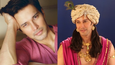 Actor Rajniesh Duggal and in a still from TV series Shrimad Bhagwat Mahapuran Actor Rajniesh Duggal and in a still from TV series Shrimad Bhagwat Mahapuran