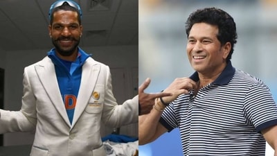 Sachin Tendulkar shared a post on Shikhar Dhawan's retirement Sachin Tendulkar shared a post on Shikhar Dhawan's retirement