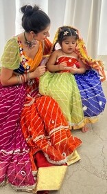 Charu Asopa with daughter Ziana Charu Asopa with daughter Ziana