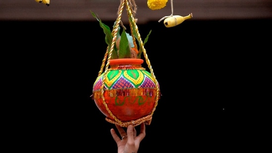 Dahi Handi is celebrated on a grand scale across Maharashtra, especially in Mumbai and its neighbouring areas. (AFP)