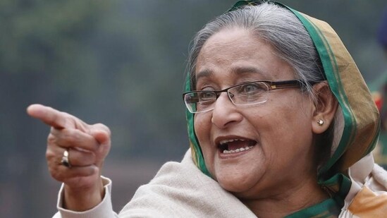Sheikh Hasina stepped down in the face of student-led protests and fled to India on August 5. (AP/FILE)