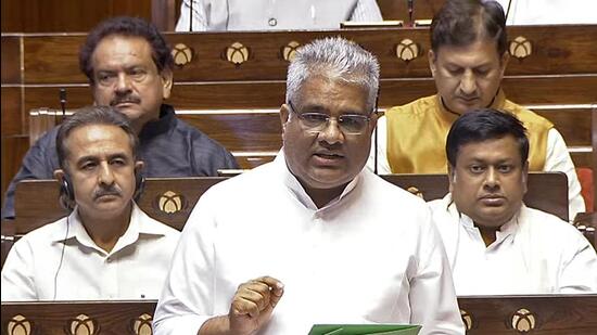 Union environment minister Bhupender Yadav has responded to concerns raised by Senior Congress leader and parliamentarian Jairam Ramesh regarding the Great Nicobar mega infrastructure project (sansad tv)
