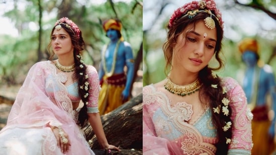 Tamannaah Bhatia looks stunning in an alluring Janmashtami look. (Tamannaah Bhatia/Instagram)