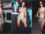 Katy Perry's jaw-dropping snakeskin ensemble left fans buzzing.