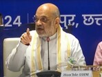 Union Home Minister Amit Shah speaks during the inauguration of Narcotics Control Bureau's (NCB) zonal unit office, in Raipur, Sunday, Union Home Minister Amit Shah speaks during the inauguration of Narcotics Control Bureau's (NCB) zonal unit office, in Raipur, Sunday,