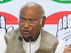 Congress president Mallikarjun Kharge 
