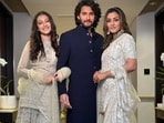 Sitara Ghattamaneni with her parents Mahesh Babu, Namrata Shirodkar. Sitara Ghattamaneni with her parents Mahesh Babu, Namrata Shirodkar.