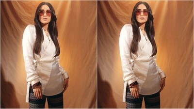 Her post quickly went viral on social media, garnering tons of likes and comments from her adoring followers, who couldn’t stop gushing over her chic look. (Instagram/@therealkarismakapoor) Her post quickly went viral on social media, garnering tons of likes and comments from her adoring followers, who couldn’t stop gushing over her chic look. (Instagram/@therealkarismakapoor)
