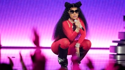 FILE - Nicki Minaj performs during the MTV Video Music Awards on Tuesday, Sept. 12, 2023, at the Prudential Center in Newark, N.J. (Charles Sykes/Invision/AP) FILE - Nicki Minaj performs during the MTV Video Music Awards on Tuesday, Sept. 12, 2023, at the Prudential Center in Newark, N.J. (Charles Sykes/Invision/AP)