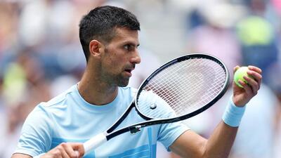 Novak Djokovic practices ahead of the US Open at USTA Billie Jean King National Tennis Center in New York City. (AFP) Novak Djokovic practices ahead of the US Open at USTA Billie Jean King National Tennis Center in New York City. (AFP)